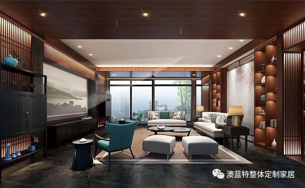 【澳藍(lán)特全房(fáng)定制(zhì)】新中式，代表了(le)一(yī)種創新與傳承。